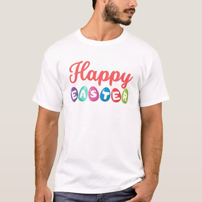 Camiseta Feliz Páscoa (Frente)