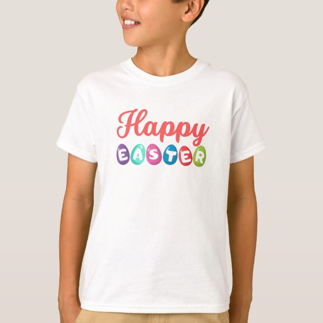 Camiseta Feliz Páscoa (Frente)