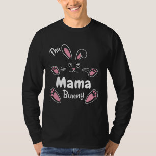 Camiseta Feliz Páscoa A Mamãe Coelhinha  Família Correspond