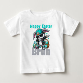 Camiseta Feliz Páscoa Bruh, Coelho da Páscoa Dabbing