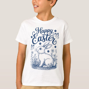 Camiseta Feliz Páscoa Coelho Bonito Bunny Páscoa Mulheres C