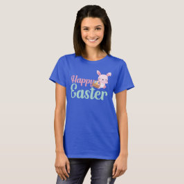 Camiseta FELIZ PÁSCOA coelho da páscoa engraçado caça ao ov