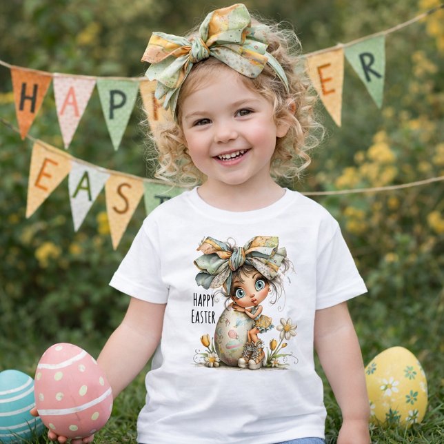 Camiseta Feliz Páscoa – Laço de Gravata Doce Primavera para (Criador carregado)