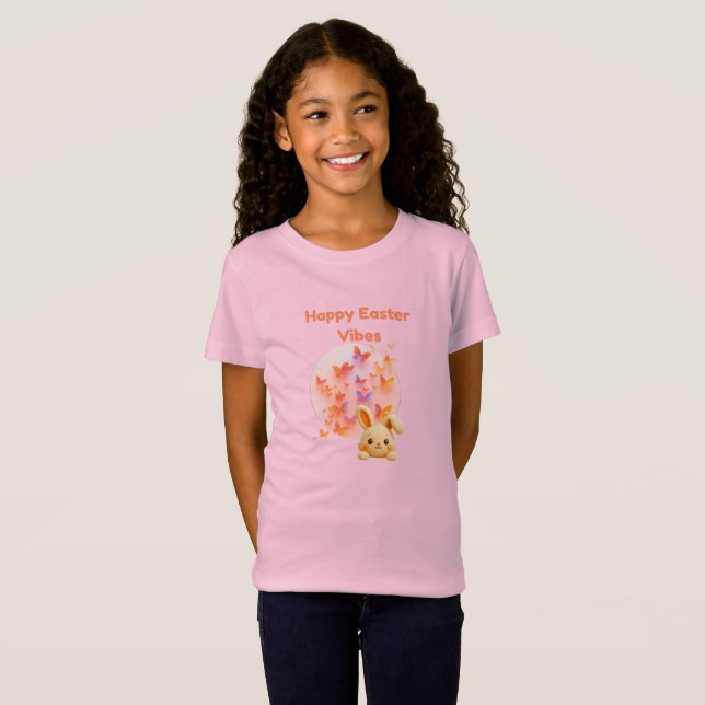 Camiseta Feliz Páscoa Vibes (Frente Completa)