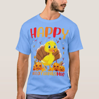 Camiseta Feliz Pássaro do Pato Engraçado OláObrigadoMas