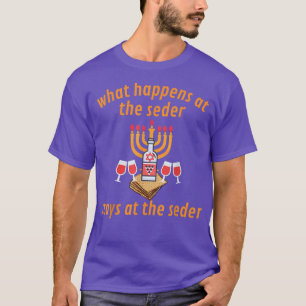 Camiseta Feliz Passover Seder Janto Matzah Jewish Holiday
