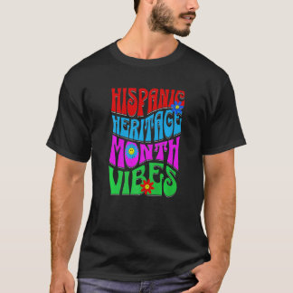 Camiseta Feliz Patrimônio Nacional Hispânico Mês 2022 Latin