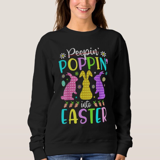 Camiseta Feliz Pavilhão Encantado No Dia da Páscoa da Pásco (Frente)
