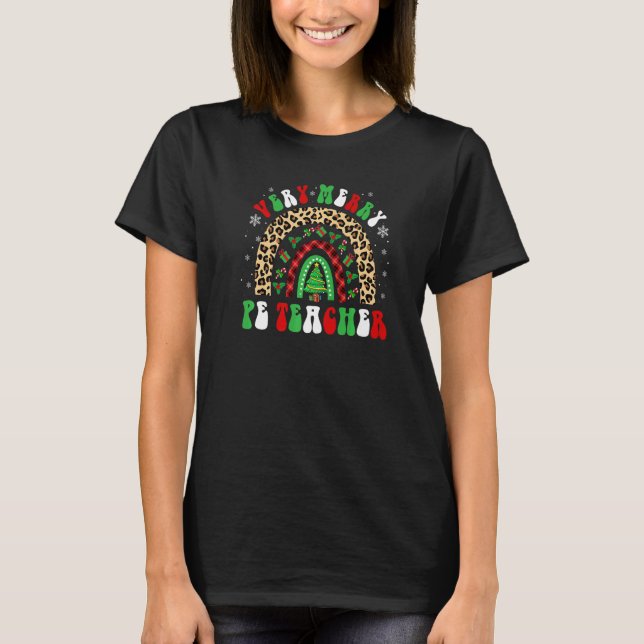 Camiseta Feliz PE Professor Leopard Buffalo Red Xadrez Rain (Frente)