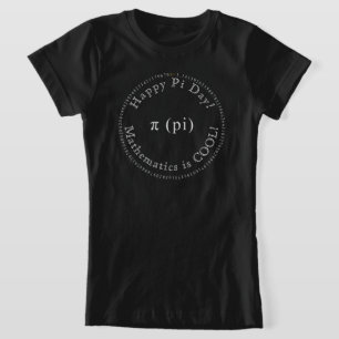 Camiseta Feliz Pi Day Digitaliza Elegante Escola de Ciência