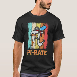 Camiseta Feliz Pi Day Pi Taxa de Ciência Pirata do Geek de
