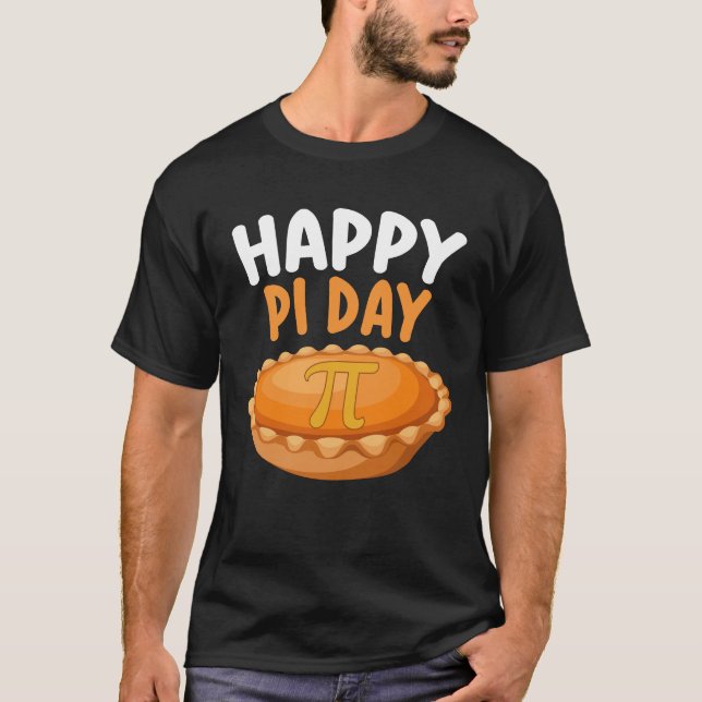 Camiseta Feliz Pi Day Pie Matemática Matemática Arco-Íris (Frente)