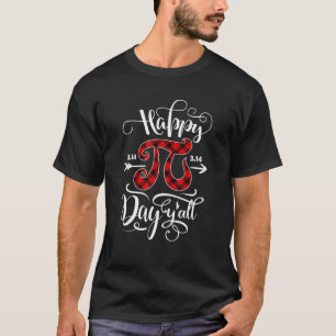 Camiseta Feliz Pi Day Y all Buffalo Xadrez Pi Número Matemá