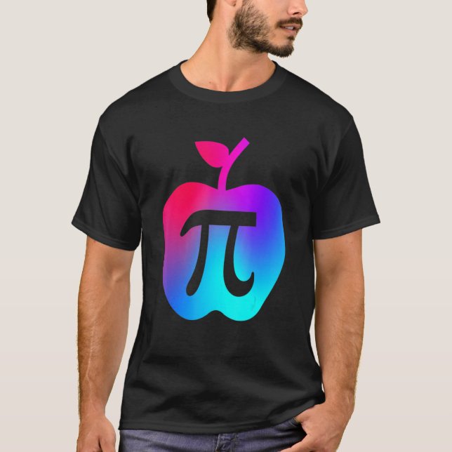 Camiseta Feliz Pi Dia Fofo Da Apple Pie 3 14 Engraçado Mat  (Frente)