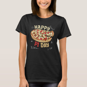 Camiseta Feliz Pie Day Pie Pizza Matemática Pi Símbolo P