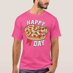 Camiseta Feliz Pie Day Pie Pizza Matemática Pi Símbolo P
