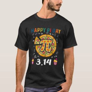 Camiseta Feliz Pie Day Pie Pizza Matemática Pi Símbolo Pi