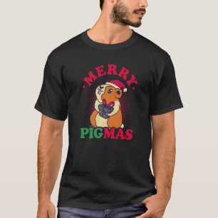 Camiseta Feliz Pigmas Gráfico Guiné Proprietário de Porcos 