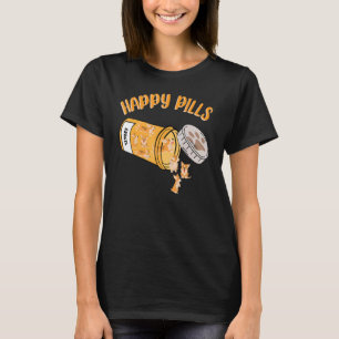 Camiseta Feliz Pílulas Corgis