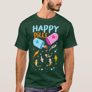 Camiseta Feliz Pílulas Koi Fish