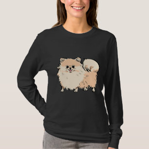 Camiseta Feliz Pomerânia Cão-de-Cachorro 62