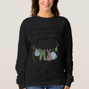 Camiseta Feliz Por Ser Mãe De Um Filho Maravilhoso Por Mamã
