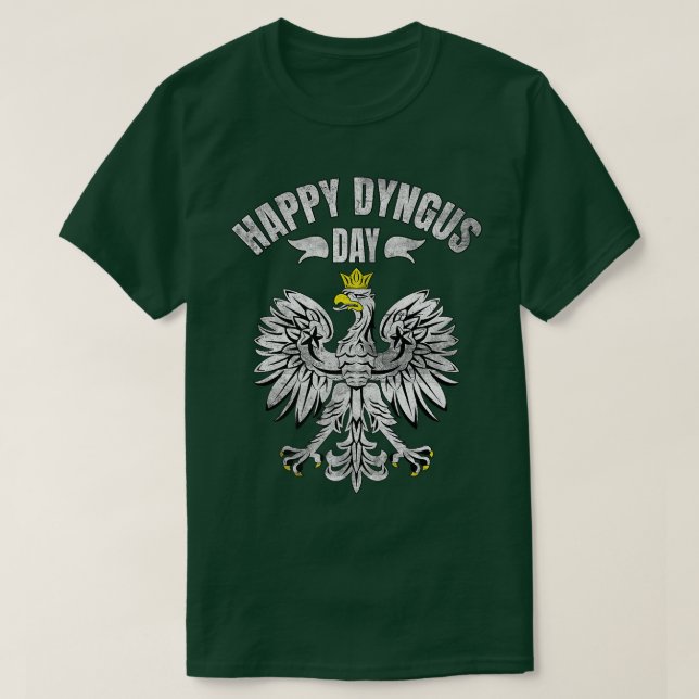 Camiseta Feliz Prêmio Dyngus Day  (Frente do Design)
