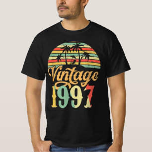 Camiseta Feliz Presente de Aniversário de 1997, Vintage 19