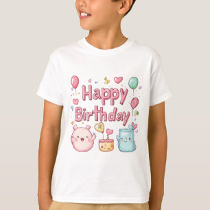 Camiseta Feliz primeiro aniversario - Design de aniversário