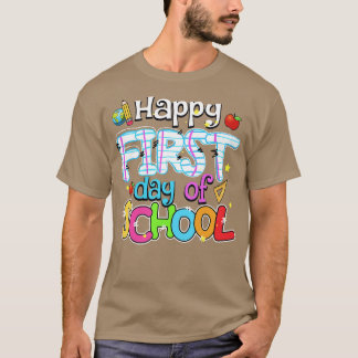 Camiseta Feliz Primeiro Dia da Escola