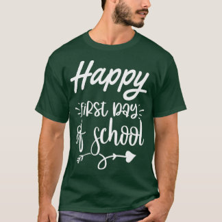 Camiseta Feliz Primeiro Dia da Escola