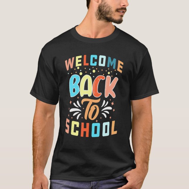 Camiseta Feliz Primeiro Dia da Escola (Frente)
