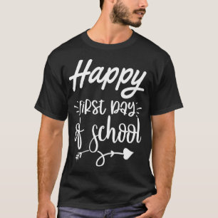 Camiseta Feliz Primeiro Dia da Escola