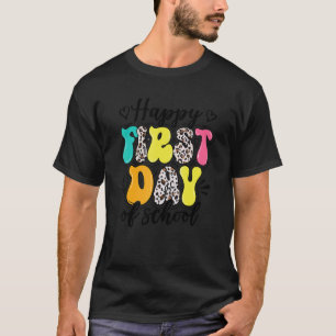 Camiseta Feliz Primeiro Dia De Aula Para Professores E Alun