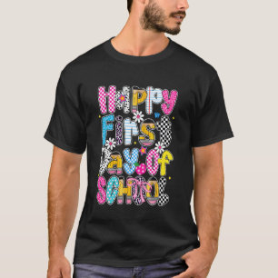 Camiseta Feliz Primeiro Dia de Aula Professor Estudante Pre