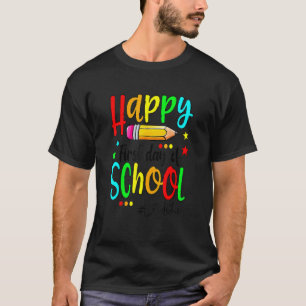 Camiseta Feliz Primeiro Dia De Aula Professor Volta às Aula