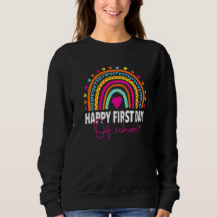 Camiseta Feliz Primeiro Dia De Aula  Professores Alunos Arc