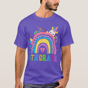 Camiseta Feliz Primeiro Dia de Estudante Do 5 Rainb