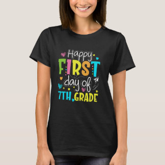 Camiseta Feliz Primeiro Dia De Professores Do 7