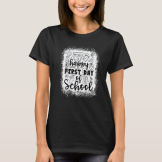 Camiseta Feliz Primeiro Dia De Tipografia Escolar Professor