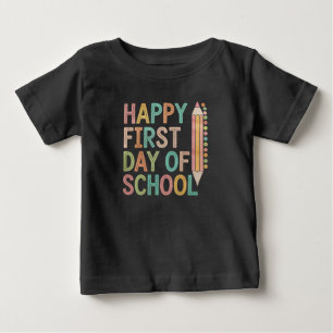 Camiseta Feliz Primeiro Dia de Volta às Aulas