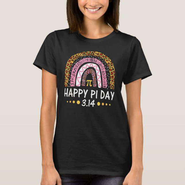 Camiseta Feliz Professor de Matemática Pi Day (Frente)