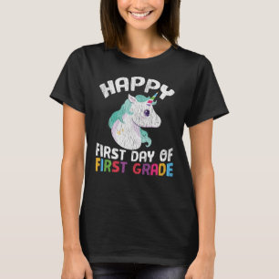 Camiseta Feliz Professora do 1º ano do Ensino Infantil Tri