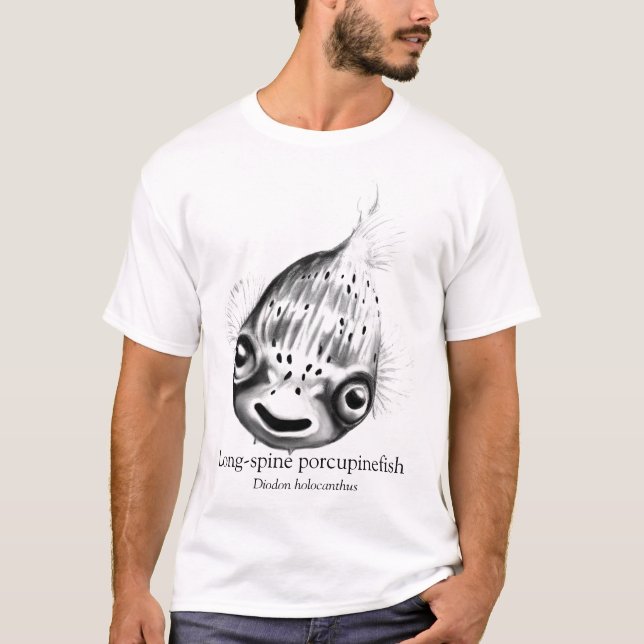 Camiseta Feliz Puffer Fish (Frente)