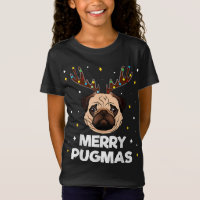 Feliz Pugmas Natal Pug Cachorro Xmas Engraçado Pug