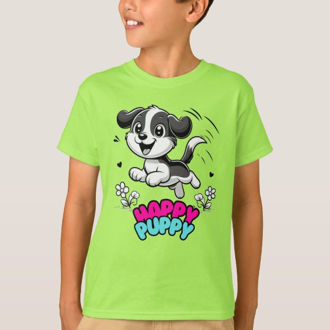 Camiseta Feliz Puppy (Frente)