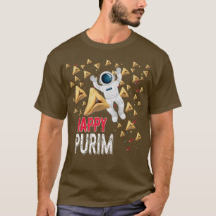 Camiseta Feliz Purim Funny Hamantaschen Gift Purim Judeu H