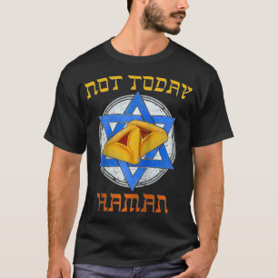 Camiseta Feliz Purim Hoje Não Holiday Haman Jew Hantasc