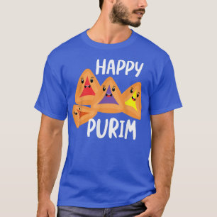 Camiseta Feliz Purim Idea Cute Hamantaschen Judeu