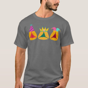 Camiseta Feliz Purim Idea Cute Hamantaschen Judeu